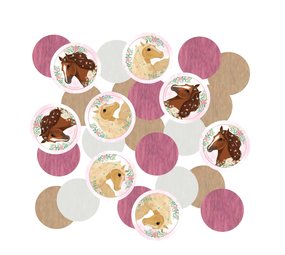 Riethmüller Confetti Beautiful Horses Paarden | 14 gram Riethmüller Confetti Beautiful Horses Paarden | 14 gram