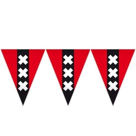 WeFiesta Guirlande de drapeaux Amsterdam | 10 m