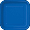 Unique Party Blauwe Borden Vierkant 23x23cm | 14 stuks