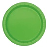 Unique Party Borden Lime Groen 18cm | 8 stuks Unique Party Borden Lime Groen 18cm | 8 stuks