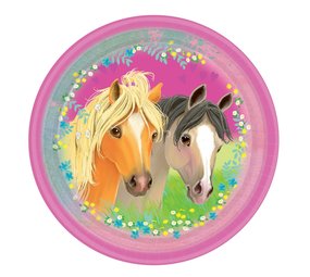 Amscan Assiettes Pretty Pony 23 cm | 8 pièces