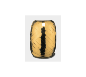 WeFiesta Rolle goldfarbenes Metallicband | 20 Meter x 5 mm