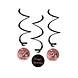 Paper Dreams Swirls Cheers to 25 years rose gold/black | per 3 pieces Paper Dreams Swirls Cheers to 25 years rose gold/black | per 3 pieces