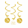 Paper Dreams Swirls Cheers to 60 years wit/goud | per 3 stuks Paper Dreams Swirls Cheers to 60 years wit/goud | per 3 stuks