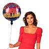 Boland Ballon à l'hélium Hourra passé ! Néon | 45 cm