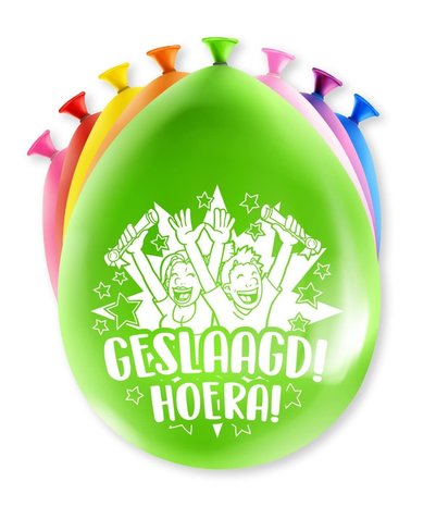 Paper Dreams Congratulations Hooray Balloons 30cm | 8 pieces