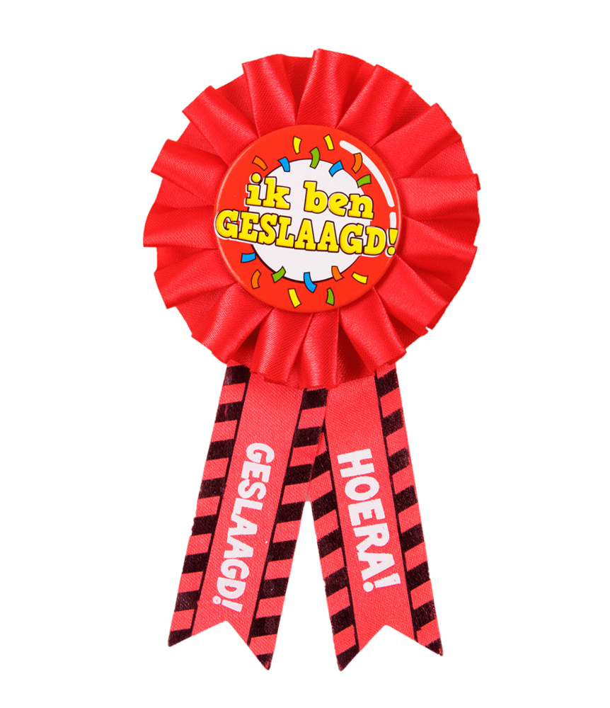 Paper Dreams Rosette I Passed Traffic Sign | per piece