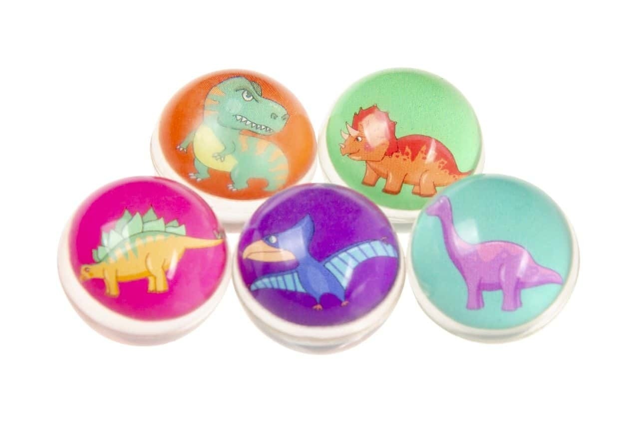 LG Imports Dinosaurier-Hüpfball 30 mm | 10 Stück