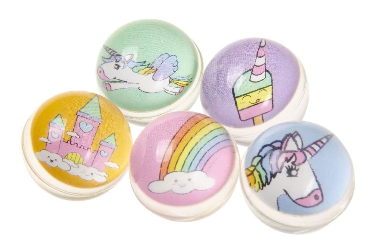 LG Imports Einhorn-Hüpfball 30 mm | 10 Stück