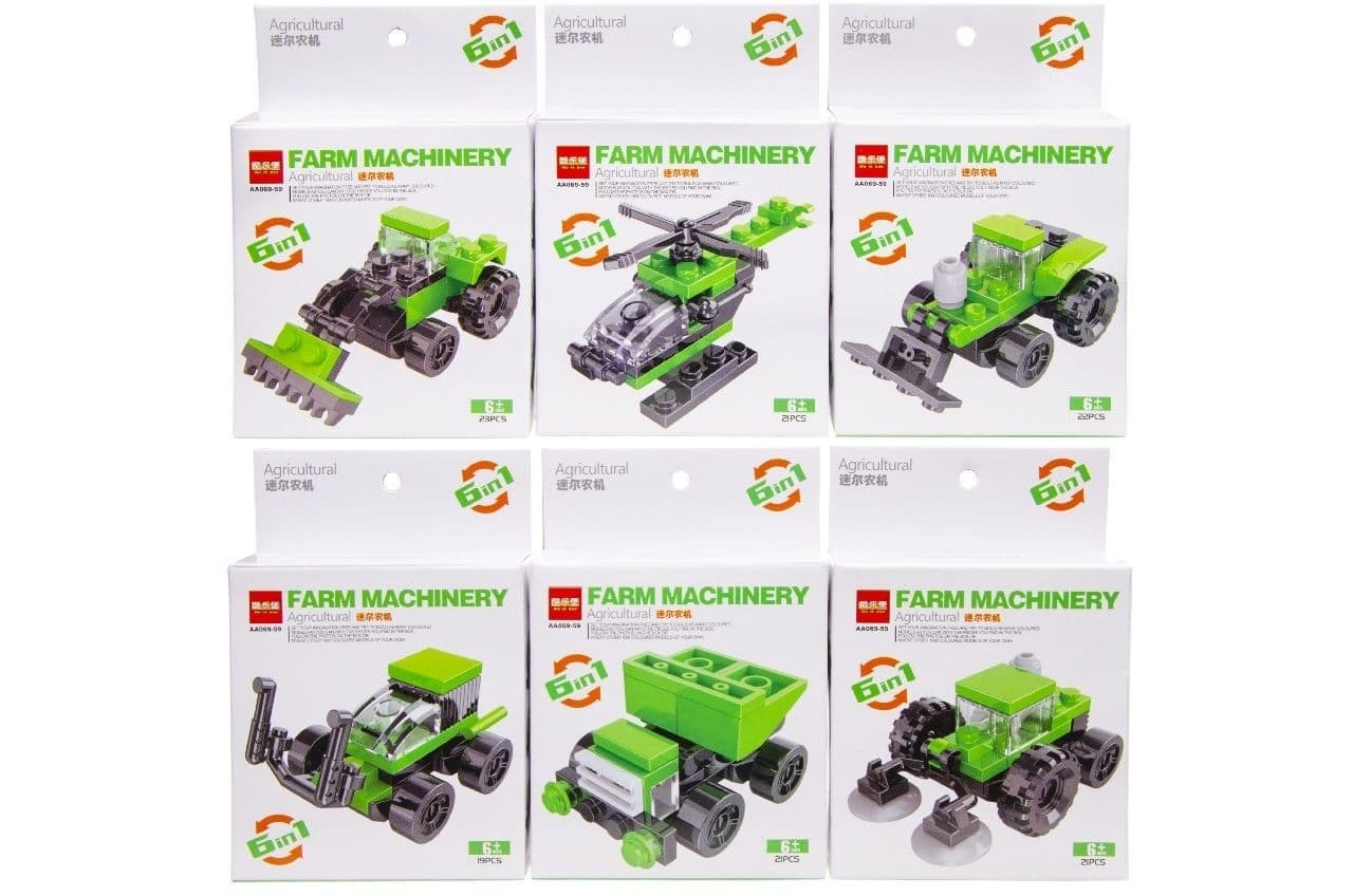 LG Imports Brickz Agricultural Implements Construction Set | per piece