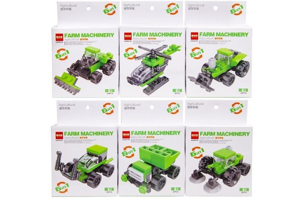 LG Imports Brickz Bouwset Landbouw Werktuigen | per stuk