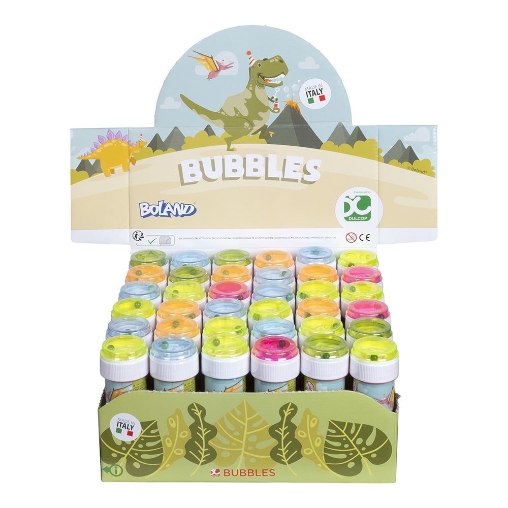 Boland Souffleur de bulles de fête dinosaure 60 ml | à ​​l'unité