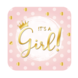 Paper Dreams Plaque de porte « C'est une fille ! » | 50 x 50 cm