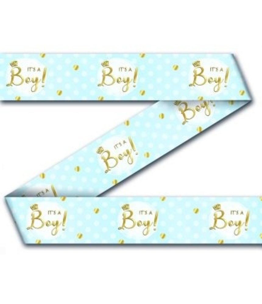 Afzetlint It's a boy! | 12 meter