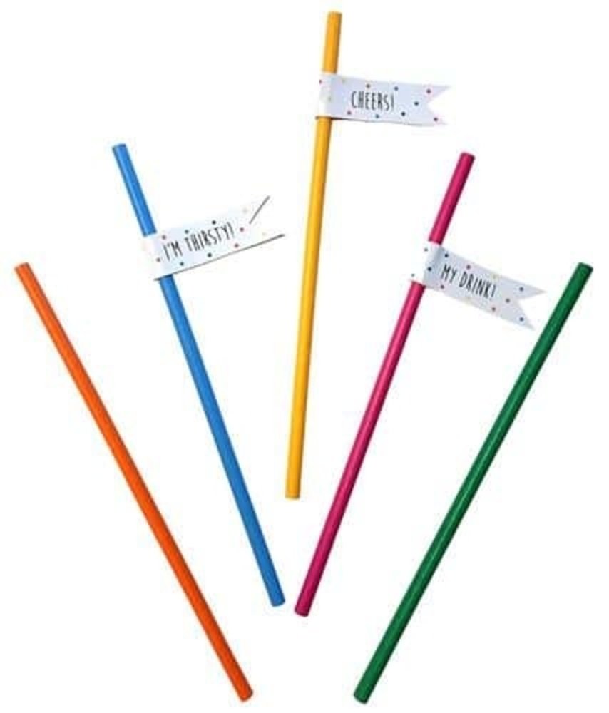 Festive Colors Straws | 20 pieces