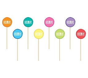 Haza - Witbaard Festive Colors Picks | 8 pieces