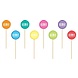 Haza - Witbaard Festive Colors Picks | 8 pieces