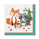 Woodland Forest Animals napkins 33x33cm | 16 pieces