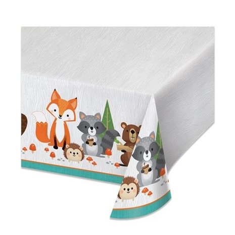 Creative Converting Woodland Forest Animals Tablecloth 137x259cm | per piece