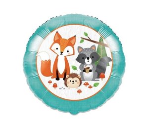 Helium balloon Woodland Forest animals | 46cm