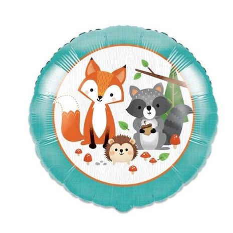 Helium balloon Woodland Forest animals | 46cm