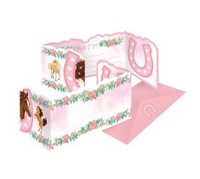 Riethmüller Horse invitations and envelopes | 8 pieces