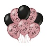 Paper Dreams 65 Years Balloons Rose Gold/Black 30cm | 8 pieces Paper Dreams 65 Years Balloons Rose Gold/Black 30cm | 8 pieces