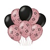 Paper Dreams 18. Geburtstagsballons Roségold/Schwarz 30 cm | 8 Stück