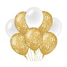 Paper Dreams Ballons blancs et dorés pour 50e anniversaire | Lot de 8 Paper Dreams Ballons blancs et dorés pour 50e anniversaire | Lot de 8