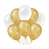 Paper Dreams Ballonnen 18 jaar Wit/Goud | per 8 stuks