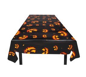 Boland Halloween Creepy Pumpkin Tablecloth - per piece Boland Halloween Creepy Pumpkin Tablecloth - per piece