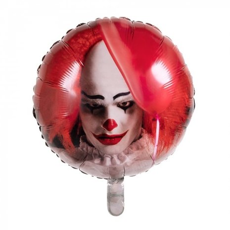 Boland Helium ballon Horror clown | per stuk