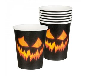 Boland Gobelets citrouille effrayants pour Halloween | 10 pièces