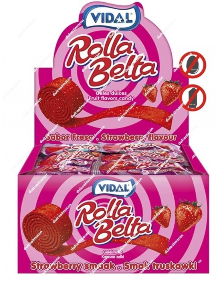Erdbeerrolle | pro Packung mit 24 Stück Erdbeerrolle | pro Packung mit 24 Stück