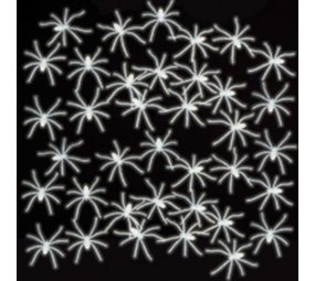 Glow in the Dark spiders - 50 pieces