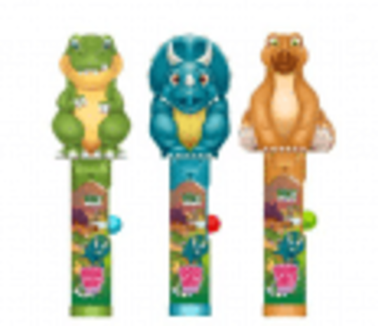 BIP Holland Dino Friends Pop-Up-Eis am Stiel, 10 Gramm | pro Stück
