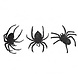Hanging Decoration Glitter Cutout Spiders | 9 pieces