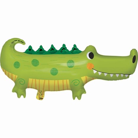 Creative Converting Heliumballon Alligator Krokodile | 93 cm