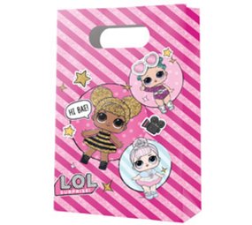 Procos Party LOL Surprise Glitterati Partytüten 16x23cm | 4 Stück