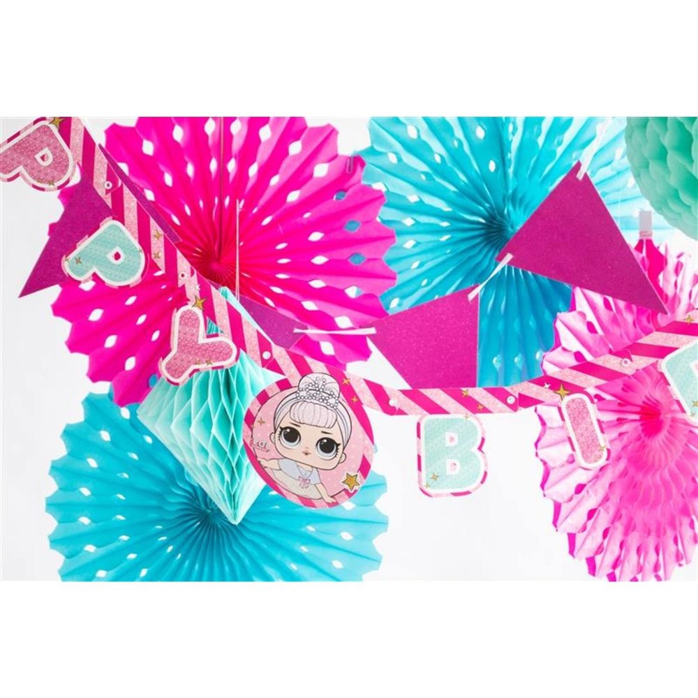 Procos Party LOL Surprise Glitterati Letterslinger Happy Birthday 210cm | per stuk Procos Party LOL Surprise Glitterati Letterslinger Happy Birthday 210cm | per stuk