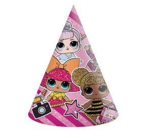 Procos Party Chapeaux de fête LOL Surprise Glitterati | 6 pièces