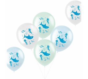 Folat Under the Sea Ballonnen 33cm | 6 stuks Folat Under the Sea Ballonnen 33cm | 6 stuks