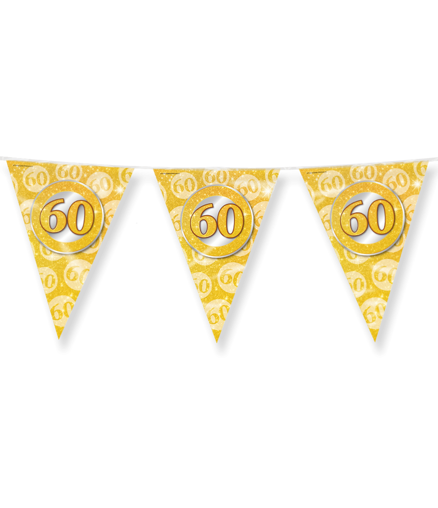 Paper Dreams Garland, 60 Jahre verheiratet, Verkehrsschild | 10 m