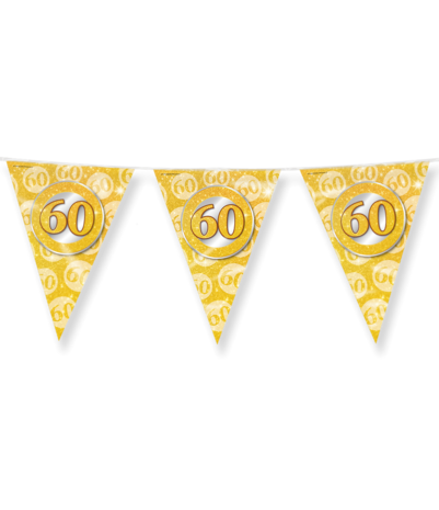 Paper Dreams Garland, 60 Jahre verheiratet, Verkehrsschild | 10 m
