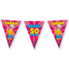 Sarah Cartoon 50 Years Flag Garland 10 meters | per piece Sarah Cartoon 50 Years Flag Garland 10 meters | per piece