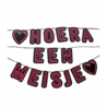 Paper Dreams Neonfarbene Buchstabengirlande „Hurra, ein Mädchen!“ | 5 Meter Paper Dreams Neonfarbene Buchstabengirlande „Hurra, ein Mädchen!“ | 5 Meter