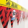 Paper Dreams Absperrband, Verkehrsschild „50 Jahre Partyzone“ | 12 Meter Paper Dreams Absperrband, Verkehrsschild „50 Jahre Partyzone“ | 12 Meter