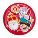 Boland Assiettes Saint-Nicolas 23 cm | 10 pièces Boland Assiettes Saint-Nicolas 23 cm | 10 pièces