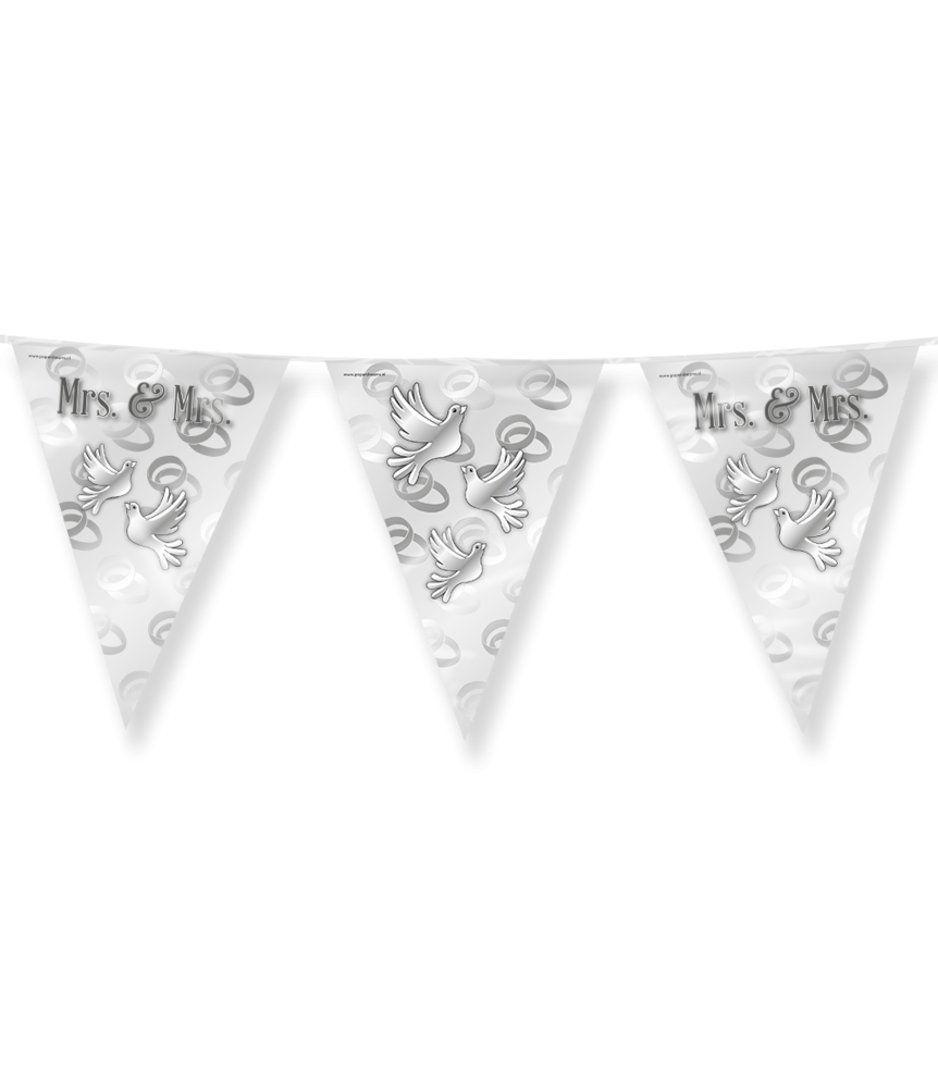 Paper Dreams Slinger Mrs. & Mrs. bruiloft  | 10mtr Paper Dreams Slinger Mrs. & Mrs. bruiloft  | 10mtr