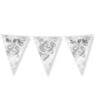 Paper Dreams Slinger Mrs. & Mrs. bruiloft  | 10mtr Paper Dreams Slinger Mrs. & Mrs. bruiloft  | 10mtr